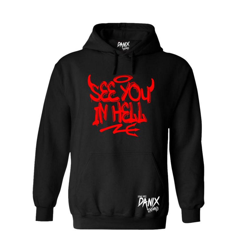 Sweat à capuche SEE YOU IN HELL [DANIX CENSORED]